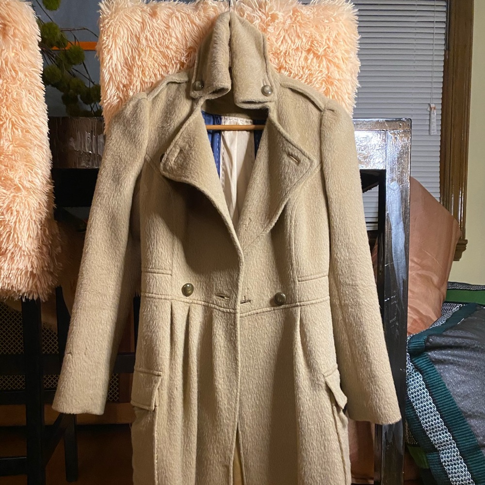 Diane Von Furstenberg Wool Alpaca Angora SilkCoat